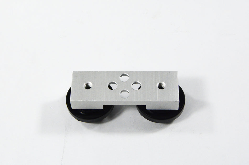 25x50 / 50x50mm Series Dual‑Roller Wheel Bracket Assembly
