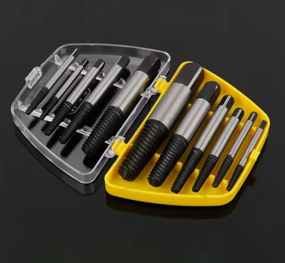 5PCS Damaged & Broken Screw Remover Extractor Set – Durable Steel Easy-Out Drill Bits